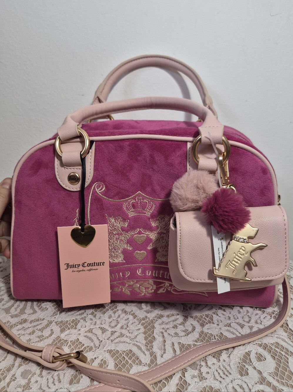 Juicy Couture Satchel - Picture 2 of 13